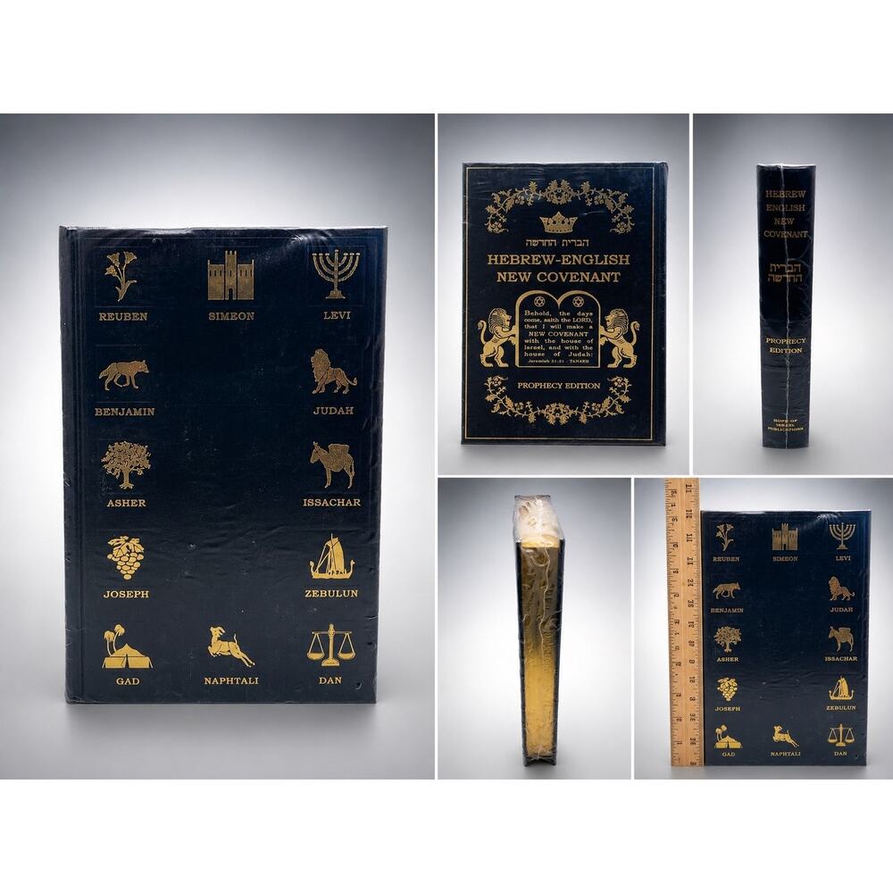 Vintage Hebrew-English New Covenant Prophecy Edition Bible Hardcover Sealed